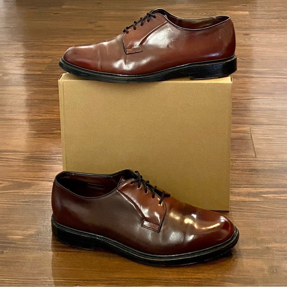 Allen Edmonds Leeds Shell Cordovan Derby Dress Shoe - Men's Size 9.5